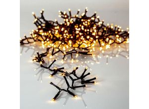 9008606237777 - 411516 Weihnachtsdekoration lichterkette golden warm white led 800X0064W 065kg Kunststoff schwarz L1600cm IP44 - Eglo Christmas