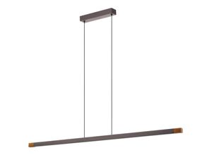 9008606238088 - Eglo - led Pendelleuchte Esstisch Lisciana Hängelampe für Wohnzimmer und Esszimmer FSCM70HB Esszimmerlampe aus Aluminium in braun und Holz in