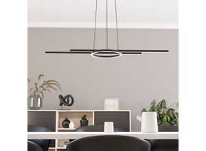 9008606240593 - 900398 Hängeleuchte zillerio-z Alu Stahl schwarz Kunststoff weiss led 2X8W3X27W 2700-6500K L116cm B30cm H110cm dimmbar mit Connect-Z Funktion