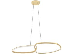 9008606240616 - LED Hängelampe Lodosa dimmbare Pendelleuchte Esstisch minimalistische Esszimmerlampe aus Metall in Messing Hängeleuchte warmweiß - Hängelampe 9008606240616 - LED Hängelampe Lodosa dimmbare Pendelleuchte Esstisch minimalistische Esszimmerlampe aus Metall in Messing Hängeleuchte warmweiß - Hängelampe