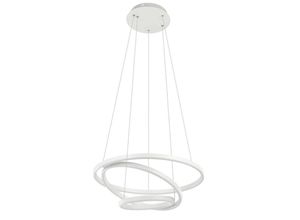 9008606244140 - Eglo - 900478 Hängeleuchte lobinero-z Alu Stahl weiss led 432W 3000-6500K H110cm Ø58cm dimmbar mit Connect-Z Funktion