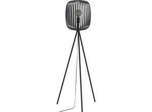 9008606244508 - Eglo - Stativ Stehleuchte Romazzina Stehlampe Wohnzimmer aus Metall in Schwarz Dreibein Standleuchte Wohnzimmerlampe mit E27 Fassung - Stehleuchte 9008606244508 - Eglo - Stativ Stehleuchte Romazzina Stehlampe Wohnzimmer aus Metall in Schwarz Dreibein Standleuchte Wohnzimmerlampe mit E27 Fassung - Stehleuchte