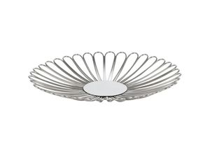 9008606245697 - Eglo - living Dekoschale Ueda elegante Schale zum Dekorieren runder Deko Korb aus Metall in Chrom-Optik Dekoschüssel ø 40 cm - Schale ø 40 cm