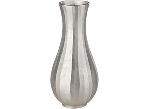 9008606245765 - EGLO LIVING Metallvase Abucay Deko Vase für Pampasgras Dekovase für Wohnzimmer Blumenvase aus Metall in Nickel Tischdeko 285 cm - Vase 2 285