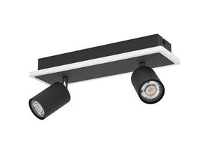 9008606316557 - Eglo - led Deckenleuchte Rimbocchi 1 2x 35W 1500 lm 3000K ww schwarz