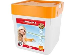 9008748903394 - Poolpflege Chlortabs 5 kg 250x 20g Tabletten Chlorprodukt