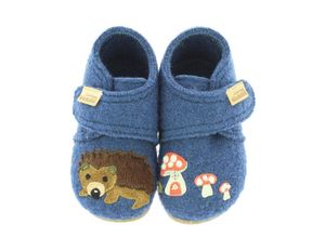 9008784618795 - - Klett-Hausschuhe IGEL & PILZ in midnight navy Gr22