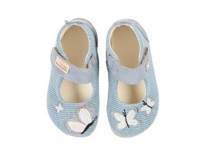 9008784647108 - - Ballerina-Hausschuhe SCHMETTERLING in sky blue Gr20