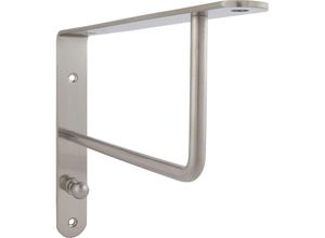 9009150022963 - - Garderobenkonsole (Regalträger) Winkel Wandkonsole mit Haken Edelstahl Effekt 9009150022963 - - Garderobenkonsole (Regalträger) Winkel Wandkonsole mit Haken Edelstahl Effekt