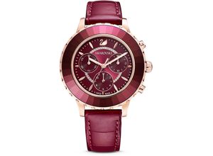 9009655476421 - Chronograph SWAROVSKI Octea Lux Chrono 5547642 Armbanduhren rosegold (beere) Damen Quarzuhren