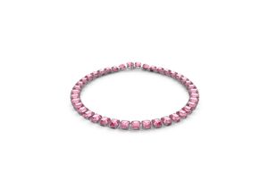 9009656088074 - Collier SWAROVSKI Millenia Kristalle mit Oktagon-Schliff 5608807 Halsketten Gr Metall Länge 42 cm Breite 10 mm rosa (metallfarben rosa rosa) Damen Colliers mit Kristall