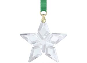 9009656467695 - Dekohänger ORNAMENT FESTIVE LITTLE STAR 5646769 5648747 (1 St) Swarovski® Kristall goldfarben|grün|weiß