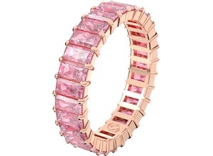 9009656482896 - Fingerring SWAROVSKI Matrix Baguette 5648286-87-88-895647589 5648914-15-16-17-18 Fingerringe Gr 60 Metall 47 mm rosegold (roségoldfarben pink pink) Damen Fingerringe mit Kristall