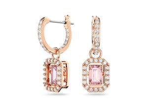 9009656494745 - Paar Ohrhänger SWAROVSKI Millenia Drop-Ohrhänger Oktagon-Schliff 5649474 Ohrringe Gr Metall bunt (roségoldfarben kristallweiß rosa rosa) Damen Ohrhänger mit Kristall - Einhänger abnehmbar