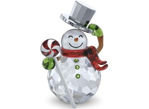 9009656554340 - Dekofigur SWAROVSKI Holiday Cheers Dulcis Snowman Schneemann 5655434 bunt (kristallweiß rot grün weiß) Dekofiguren B H T 420cm x 680cm x 450cm Schneemann Kristall Metall Kristall B420cm H680cm T450cm