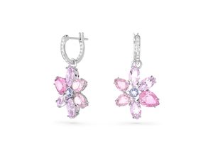 9009656583975 - Paar Ohrhänger SWAROVSKI Gema Drop-Ohrhänger Verschiedene Schliffe 5658397 Ohrringe Gr Metall rosa (metallfarben pink pink) Damen Ohrhänger mit Kristall - Einhänger abnehmbar