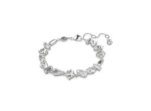 9009656615294 - Armband SWAROVSKI MESMERA 5661529 Armbänder Gr M Metall silberfarben (metallfarben kristallweiß kristallweiß) Damen Armbänder Silber mit Kristall