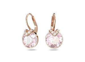 9009656621141 - Paar Ohrhänger SWAROVSKI Bella V Drop-Ohrhänger Rundschliff 5662093 5662114 Ohrringe Gr Metall rosegold (roségoldfarben rosa rosa) Damen Ohrhänger mit Kristall