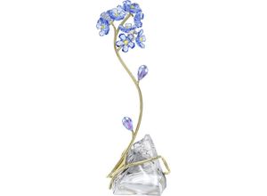 9009656669716 - Glasblume Dekofigur Kristallfigur Sammelfigur Florere Vergissmeinnicht 5666971 (1 St) Swarovski® Kristall blau|gelb|goldfarben|weiß