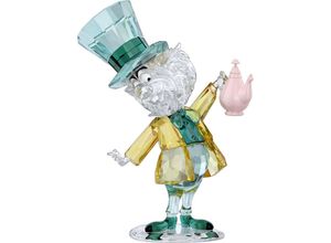 9009656712986 - Dekofigur SWAROVSKI Kristall Sammelfigur Alice Mad Hatter Der verrückte Hutmacher 5671298 Dekofiguren Gr B H 59 cm x 101 cm Hutmacher bunt (kristallweiß grün gelb rosa weiß schwarz) Kristall