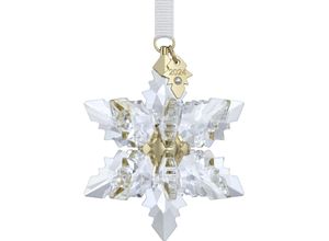 9009656743478 - Dekohänger SWAROVSKI Sammelfigur Annual Edition Festive 3D Ornament 2024 5674347 5674348 weiß (champagner goldfarben weiß kristallweiß) Dekohänger B H T 456cm x 594cm x 456cm Kristallglas Metall Polyester Kristall B456cm H594cm T456cm