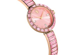 9009656798904 - Quarzuhr SWAROVSKI MATRIX BANGLE Armbanduhren goldfarben (roségoldfarben rosa) Damen Armbanduhr Damenuhr analog Swarovski-Kristalle Swiss Made