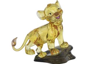 9009656818114 - Dekofigur SWAROVSKI Kristallfigur Sammelfigur The Lion King Simba 5681811 braun schwarz rosa Dekofiguren B H T 33cm x 51cm x 6cm Simba Kristall Kristall B33cm H51cm T6cm