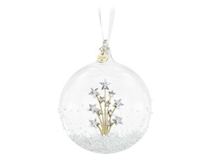 9009656827352 - Dekohänger SWAROVSKI Kristallfigur Sammelfigur Annual Edition Weihnachtskugel 2024 5682735 Gr B H T 8 cm x 99 cm x 8 cm weiß (kristallweiß goldfarben weiß) Kristall