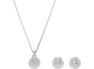 9009656834459 - Ohrring und Ketten Set SWAROVSKI Schmuckset Multipack Schmuck Geschenk Meteora 5683445 Schmuck-Sets silberfarben (metallfarben kristallweiß kristallweiß) Damen mit Kristallen