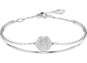 9009656834473 - Armreif SWAROVSKI Meteora 5683447 5683452 Armbänder Gr M Metall silberfarben (metallfarben kristallweiß kristallweiß) Damen Armreifen mit Kristall