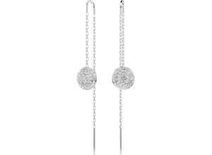 9009656834480 - Paar Ohrhänger SWAROVSKI Meteora Drop 5683448 5689427 Ohrringe Gr Metall silberfarben (metallfarben kristallweiß kristallweiß) Damen Ohrhänger mit Kristall