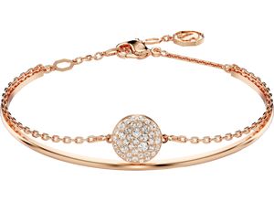 9009656834527 - Armreif SWAROVSKI Meteora 5683447 5683452 Armbänder Gr M Metall rosegold (roségoldfarben kristallweiß kristallweiß) Damen Armreifen mit Kristall