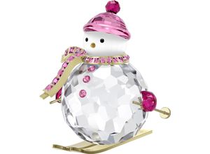 9009656871218 - Weihnachtsfigur SWAROVSKI Deko Kristall Sammelfigur Holiday Cheers Dulcis Schneemann 5687121 weiß (kristallweiß rosa pink orange goldfarben schwarz) Dekofiguren B H T 456cm x 57cm x 562cm Schneemann Kristall Metall Kristall B456cm H57cm T562cm