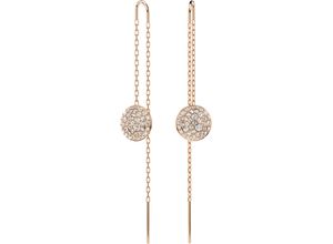 9009656894279 - Paar Ohrhänger SWAROVSKI Meteora Drop 5683448 5689427 Ohrringe Gr Metall rosegold (roségoldfarben kristallweiß kristallweiß) Damen Ohrhänger mit Kristall