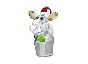 9009657015178 - Weihnachtsfigur SWAROVSKI Kristallfigur Sammelfigur Mo Festtage Jahresausgabe 2025 kristallweiß rot grün blau goldfarben weiß schwarz Dekofiguren Ø Mo Festtage Jahresausgabe 2025 Kristall