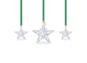 9009657018544 - Dekohänger SWAROVSKI Kristallfigur Sammelfigur Multipack Annual Edition Ornament Set 2025 grün (kristallweiß goldfarben grün) Dekohänger Kristallglas Metall Baumwolle Kristall 9009657018544 - Dekohänger SWAROVSKI Kristallfigur Sammelfigur Multipack Annual Edition Ornament Set 2025 grün (kristallweiß goldfarben grün) Dekohänger Kristallglas Metall Baumwolle Kristall