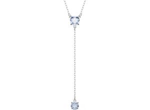 9009657235712 - Y-Kette SWAROVSKI Schmuck Geschenk Attract Y-Halskette 5723570 5723571 Halsketten Gr Metall Länge 45 cm blau (metallfarben blau) Damen mit Kristall