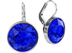 9009657242925 - Paar Ohrhänger SWAROVSKI Schmuck Geschenk Ohrringe Bella Drop 5724288 5724290 5724291 5724292 Gr Metall blau (metallfarben blau blau) Damen mit Kristall