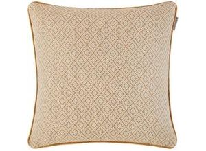 9009818175543 - Zierkissen Gabrielle in Beige Hellgelb ca 45x45cm