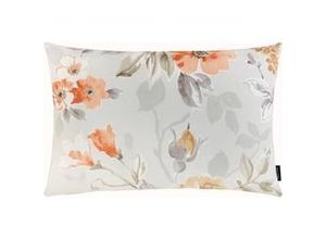 9009818175703 - Zierkissen Olivia in Orange Weiß ca 40x60cm