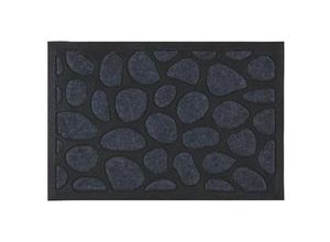 9009852130959 - Fußmatte Stone in Schwarz ca 40x60cm