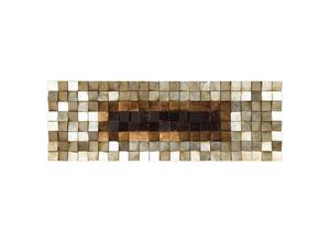 9009852574814 - Monee Objektbild  Mehrfarbig Silber Gold  Holz Kunststoff  Tanne  Sperrholz Hartholz  Abstraktes  rechteckig  180x55 cm  3D-Effekt 