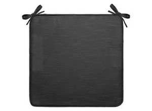 9009852870602 - Sitzkissen Peti Schwarz ca 45x45cm aus Webstoff