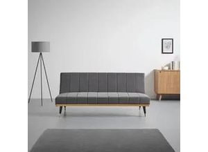 9009852948721 - Schlafsofa Pietro dunkelgrau Samt