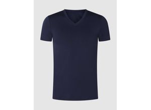 9009984229378 - Soft Unterhemd Kurzarm V-Ausschnitt für Herren blau XL