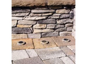 9010041025871 - Disk Lights Stone Gartenbeleuchtung Solar 4er Set