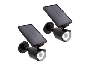 9010041041970 - Safe Light Solar led Doppelpack - 8 Hochleistungs-LEDs - bis zu 75 Meter Reichweite - wetterfest & robust - Abschaltfunktion - Tageslicht-Sensor