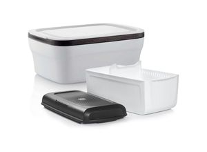 9010041047682 - Mediashop - Tupperware BreadSmart & BreadSmart Large set - Brotkasten inkl praktischem Box-Trenner - BPA-Frei - Backwaren bleiben länger frisch