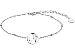 9010050050017 - Damen Armband Weltkugel 925er Silber silber