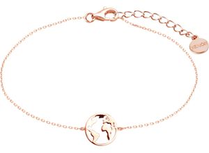 9010050055227 - Damen Armband Weltkugel XS3165R 925er Silber roségold